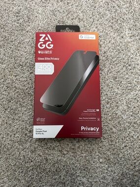 ZAGG Glass Elite Privacy Screen Protector for Google Pixel 10 Pro XL - Black